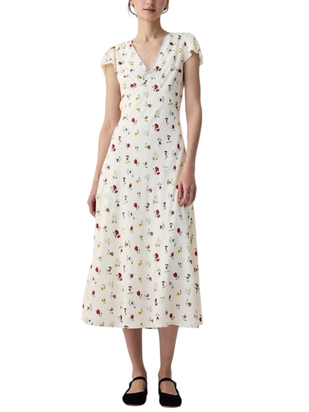 GAP × DÔEN | Floral Midi Dress